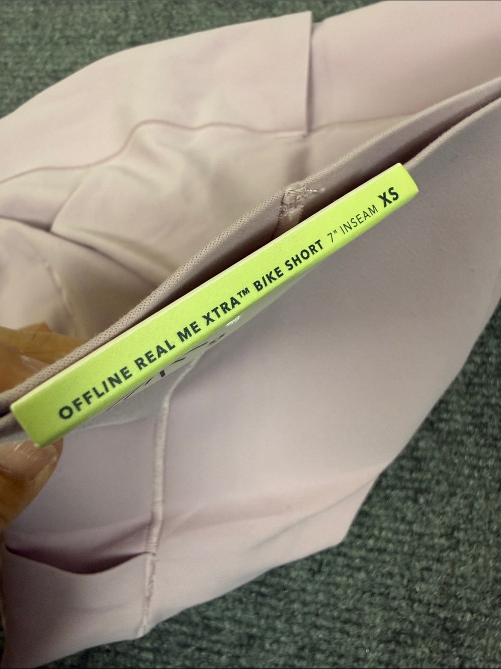 NWT Offline by Aerie High-Rise 7” Real Me Xtra Bike Shorts w/Pockets Sz XS (A1) - Picture 7 of 9